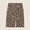 Jupe droite creme femme