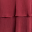 Blouse ample en voile manches longues prune femme