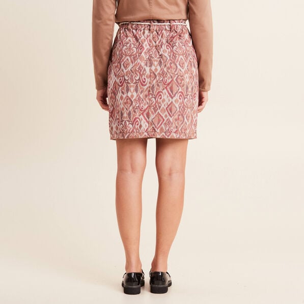 jupe droite reversible rose femme Jupe droite réversible rose femme