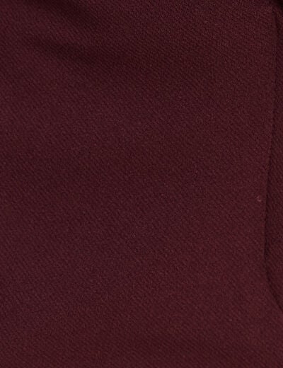 Pantalon bordeaux femme