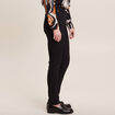 Pantalon léger taille standard long noir femme