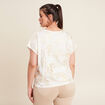 T-shirt manches courtes blanc femme