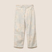 Jean r&eacute;versible droit 7/8&egrave;me beige femme