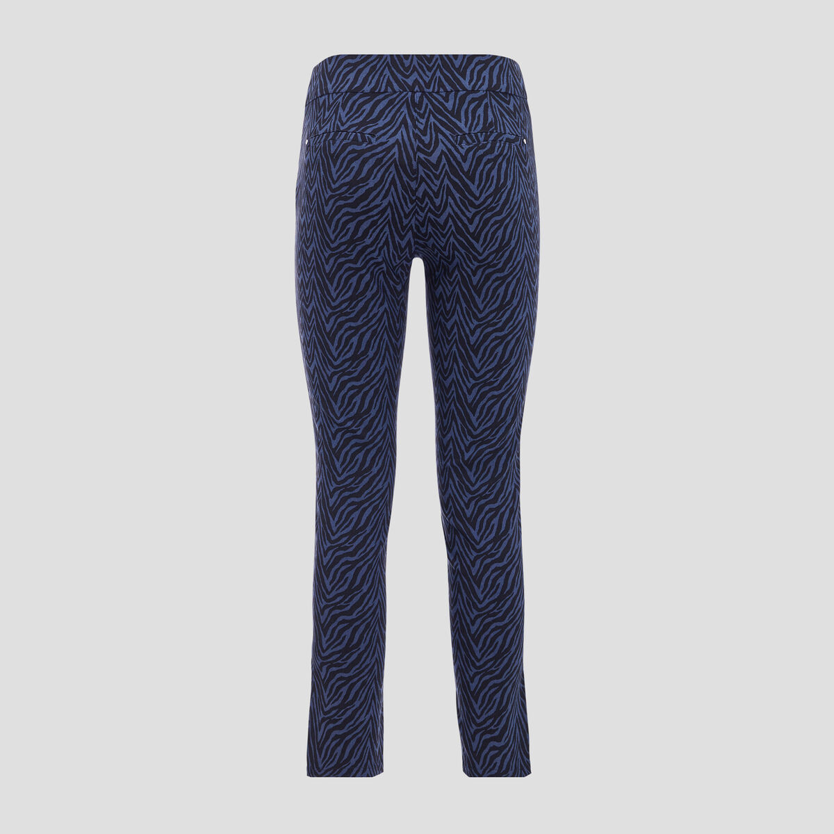 Tregging avec détails zippés bleu femme