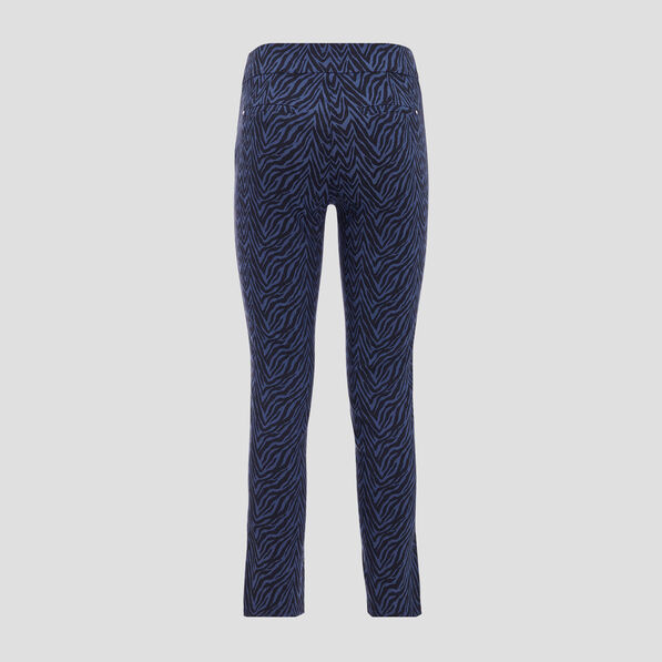 Tregging avec détails zippés bleu femme