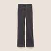 jean bootcut taille standard denim gris femme