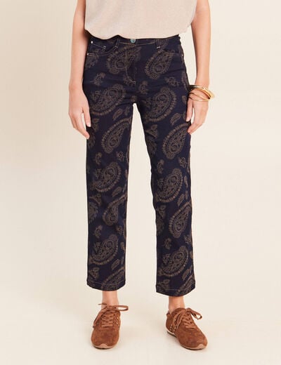 Pantalon magique Le L&eacute;ger coupe droite beige femme