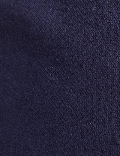 Pantalon coupe mom 7/8&egrave;me bleu marine femme