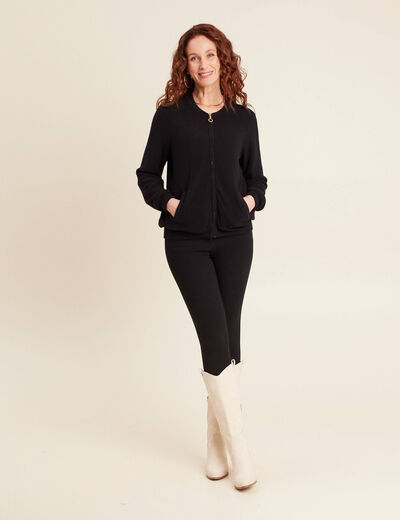 Gilet réversible esprit bomber vert femme
