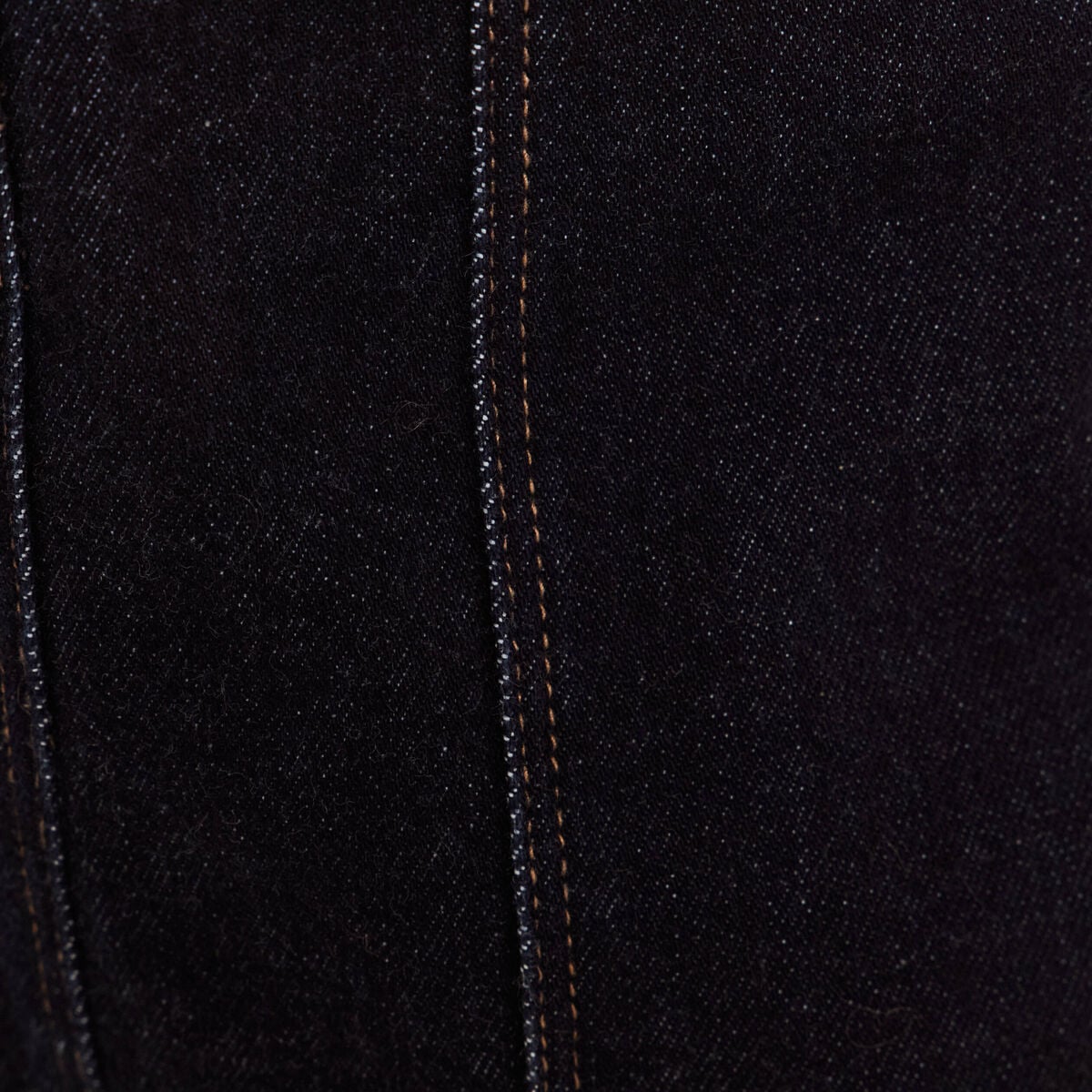 Jupe courte trap&egrave;ze en jean denim brut femme