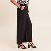 Pantalon magique Le R&eacute;versible large noir femme