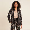 Veste réversible noir femme