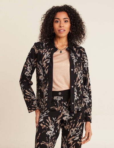 Veste réversible noir femme