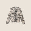 Gilet manches longues beige femme
