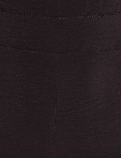 Combinaison r&eacute;versible col c&oelig;ur noir femme