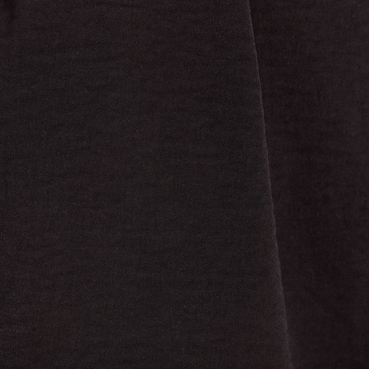 Robe droite courte manches courtes noir femme