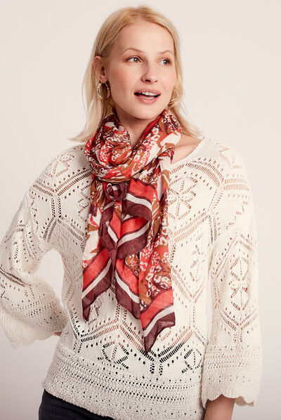 Foulard multicolore femme