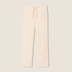 Pantalon carotte 7/8ème ivoire femme