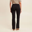 Pantalon bootcut à pont noir femme