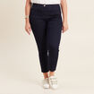 Jeans léger taille standard 7/8ème denim brut femme