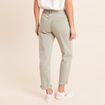 Jean coupe mom 7/8&egrave;me vert clair femme