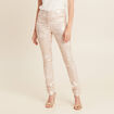 Pantalon ajust&eacute; blanc femme
