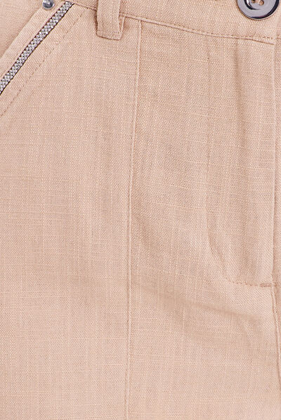 Pantalon flou sable femme