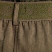 Jupe longue droite su&eacute;dine vert kaki femme