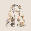 Foulard vert olive femme