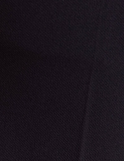 Pantalon coupe large &agrave; pinces bleu fonc&eacute; femme