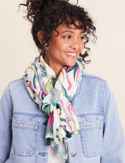 Foulard multicolore femme