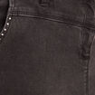 Jupe crayon en jean denim gris femme