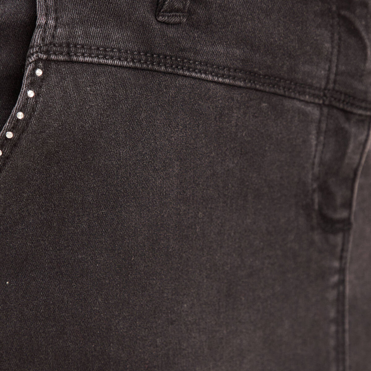 Jupe crayon en jean denim gris femme