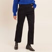 Jean large noir femme