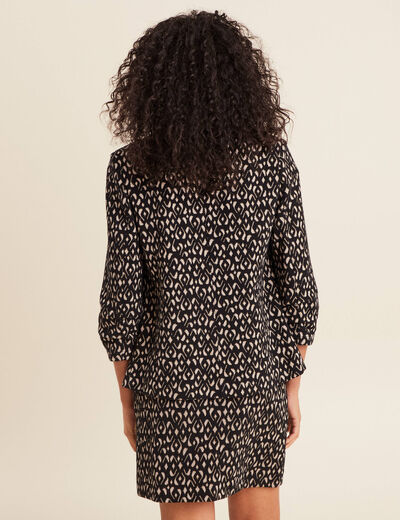Veste tailleur cintrée noir femme