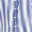 Chemise manches longues brodée bleu femme