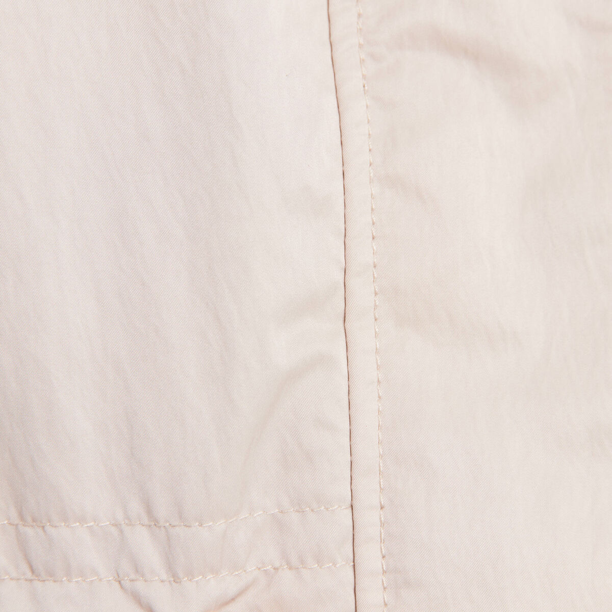 Parka déperlante cintrée lien à coulisse sable femme