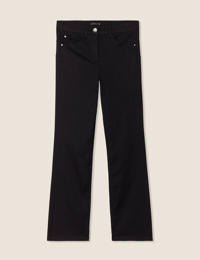 Pantalon magique Le L&eacute;ger coupe droite noir femme
