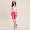T-shirt manches courtes rose femme
