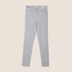 Pantalon magique Le L&eacute;ger coupe ajust&eacute;e denim gris clair femme