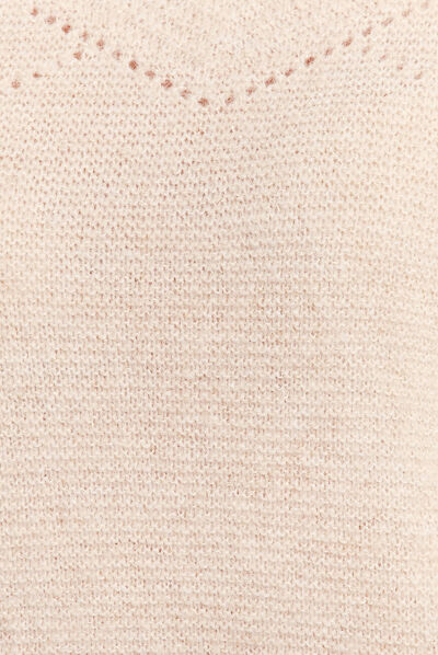 Pull confectionné en France creme femme