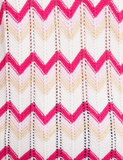 Pull confectionné en France rouge clair femme