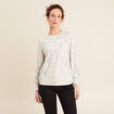 T-shirt manches longues vert clair femme