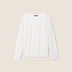 T-shirt manches longues ecru femme