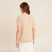 T-shirt manches courtes sable femme