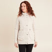 Parka à capuche sable femme