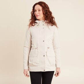 parka a capuche sable femme Parka à capuche sable femme
