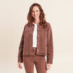 Veste ample marron femme