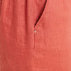 Pantalon flou ceinturé vieux rose femme