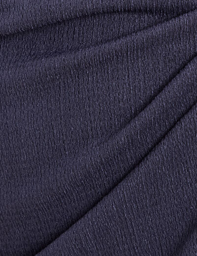 Robe courte ajustée bleu marine femme